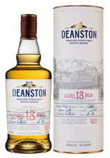 Виски Deanston Aged 18 Years, (102690), gift box в подарочной упаковке, Односолодовый 18 лет, Шотландия, 0.7 л, Динстон Эйджид 18 Лет цена 34990 рублей