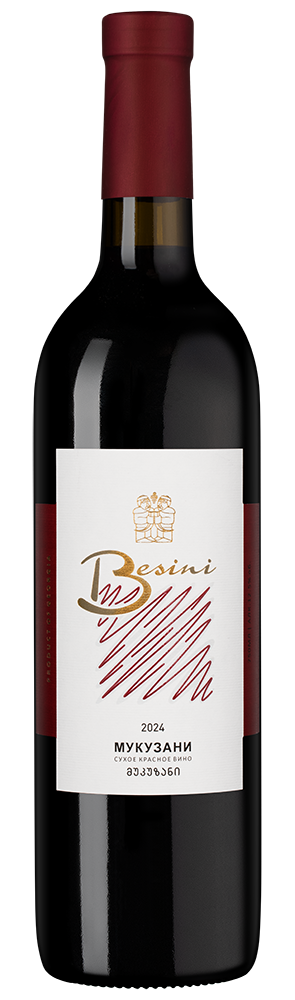 Вино Mukuzani, Besini, 2024, (158665), Грузия, Кахетия, красное, сухое, 0.75 л, Мукузани, цена 1840 рублей
