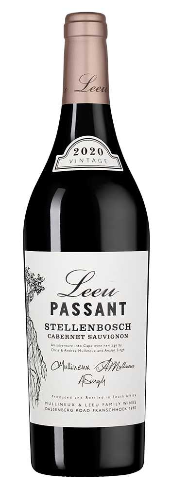 Вино Leeu Passant Cabernet Sauvignon, Mullineux & Leeu, 2020, (135027), Южная Африка, Стелленбош, красное, сухое, 0.75 л, Лью Пассан Каберне Совиньон, цена 9990 рублей