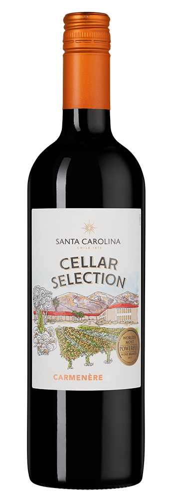 Вино Cellar Selection Carmenere, Santa Carolina, 2024, (157464), Чили, Центральная Долина, красное, полусухое, 0.75 л, Селлар Селекшн Карменер, цена 1190 рублей