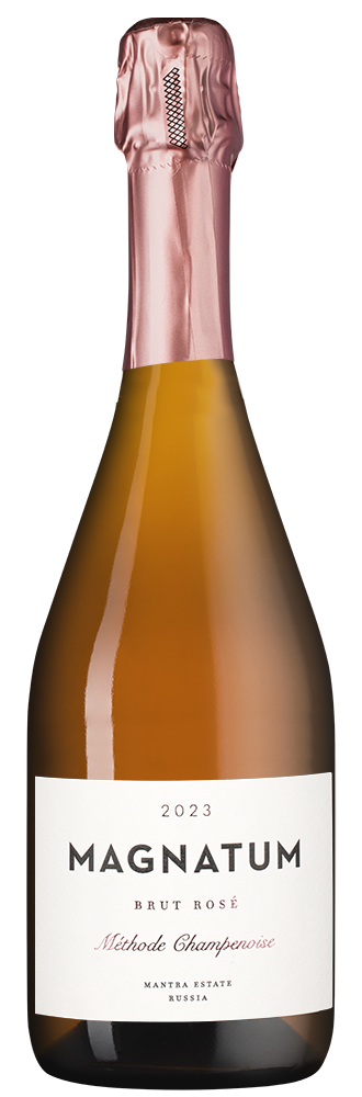 Игристое вино Магнатум Розе, Mantra Estate, 2023, (159871), Россия, Кубань, розовое, экстра брют, 0.75 л, Магнатум Розе, цена 2390 рублей
