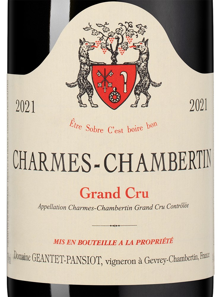 Вино Charmes Chambertin Grand Cru, Domaine Geantet-Pansiot, 2021, (143785), Франция, Бургундия, красное, сухое, 0.75 л, Шарм-Шамбертен Гран Крю, цена 94990 рублей