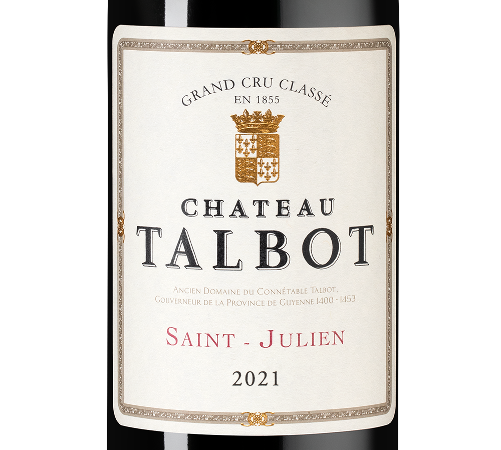 Вино Chateau Talbot, 2021, 0.375л, (158730), Франция, Бордо, красное, сухое, 0.375 л, Шато Тальбо, цена 11490 рублей