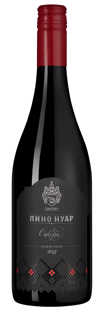 Вино Пино Нуар, Сикоры, 2023, (153108), Россия, Кубань, красное, сухое, 0.75 л, Пино Нуар, цена 3290 рублей