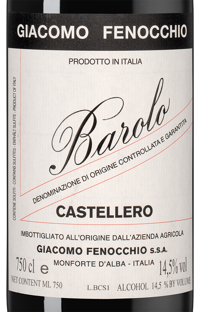 Вино Barolo Castellero, Giacomo Fenocchio, 2021, (157324), Италия, Пьемонт, красное, сухое, 0.75 л, Бароло Кастеллеро, цена 17490 рублей