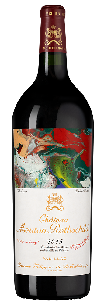 Вино Chateau Mouton Rothschild (Pauillac), 2015, 1.5л, (156826), Франция, Бордо, красное, сухое, 1.5 л, Шато Мутон Ротшильд, цена 499990 рублей