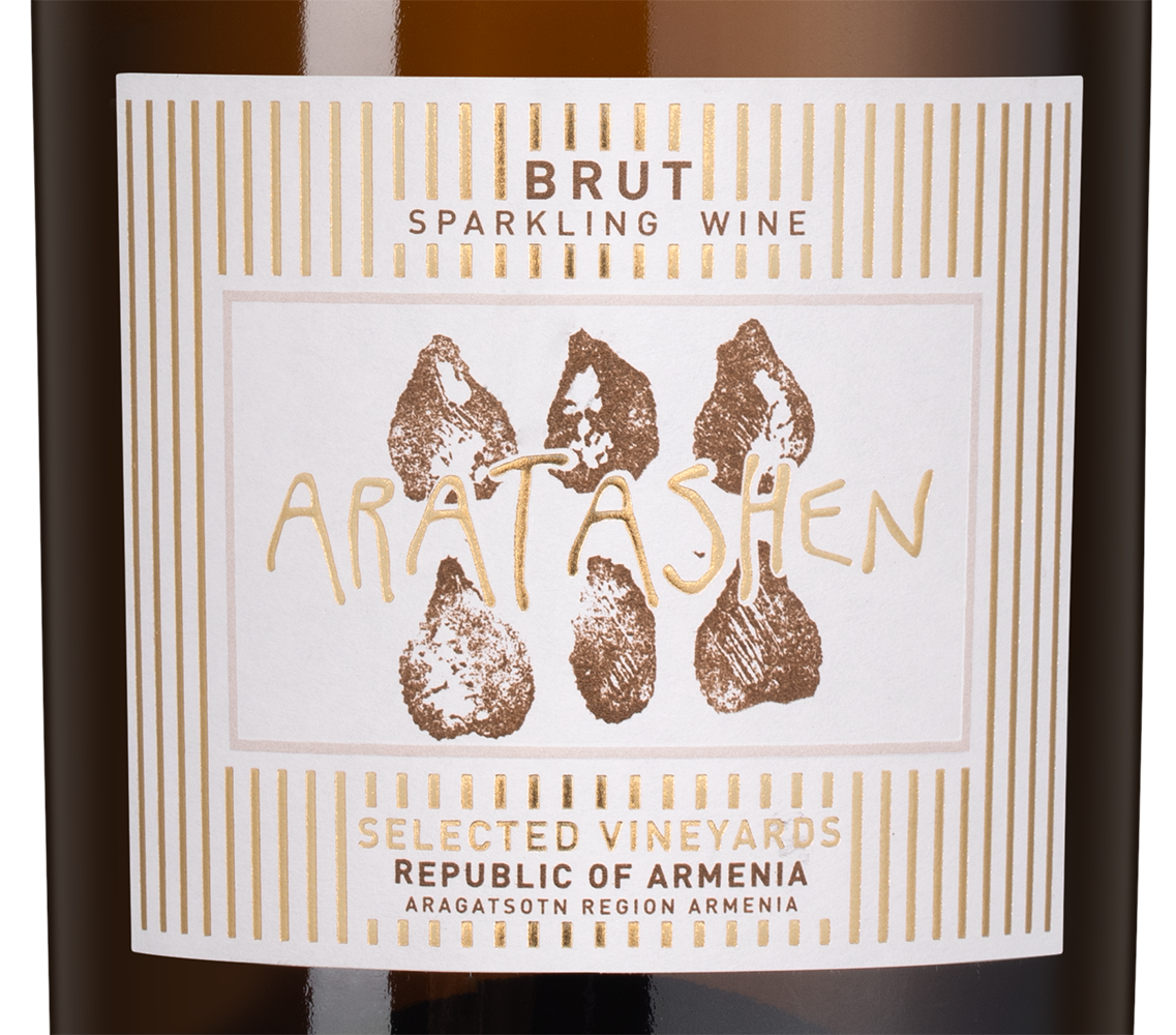Игристое вино Aratashen Brut, Armenia Wine, 2022, (137419), Армения, Арагацотн, белое, брют, 0.75 л, Араташен Брют, цена 1490 рублей