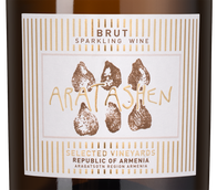 Белое игристое вино Aratashen Brut