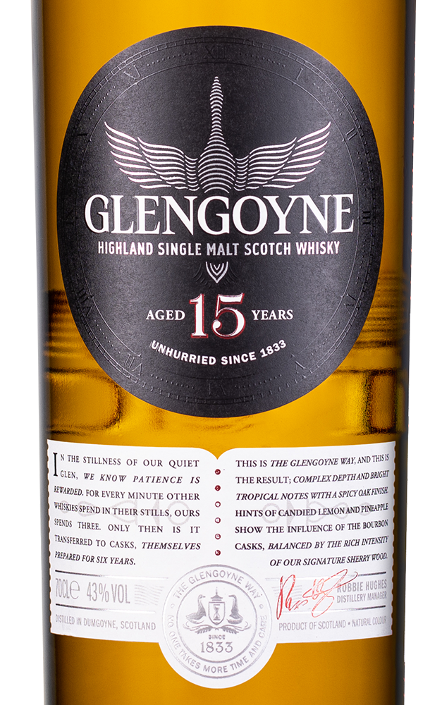 Виски Glengoyne 15 years old в подарочной упаковке, (155347), Шотландия, Хайленд, 0.7 л, Гленгойн 15 лет, цена 19990 рублей