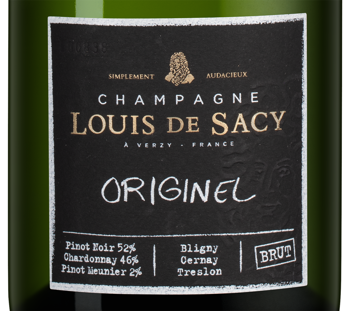 Шампанское Originel, Louis de Sacy, (140242), Франция, Шампань, белое, экстра брют, 0.75 л, Орижинель, цена 13490 рублей