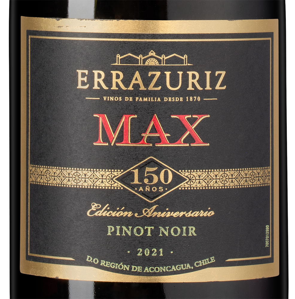 Вино Max Reserva Pinot Noir, Errazuriz, 2021, (146632), Чили, Аконкагуа, красное, сухое, 0.75 л, Макс Ресерва Пино Нуар, цена 3790 рублей
