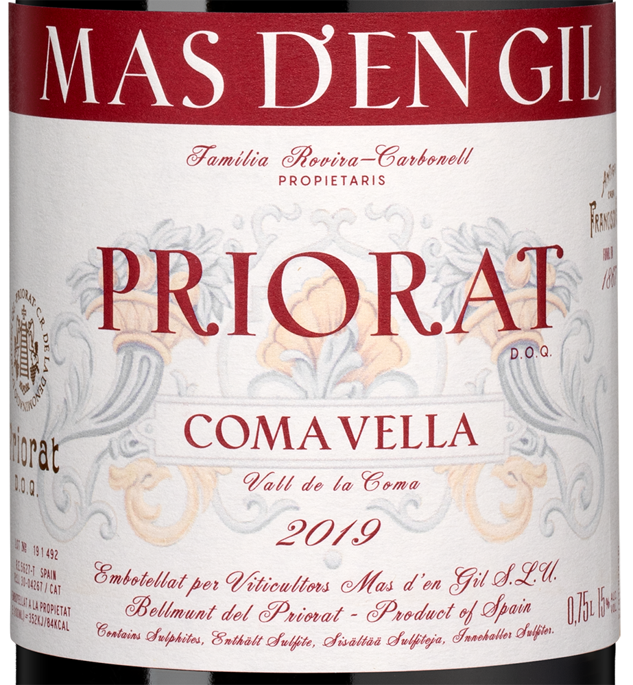 Вино Coma Vella, Mas d’en Gil, 2019, (156132), Испания, Каталония, красное, сухое, 0.75 л, Кома Вейя, цена 9990 рублей