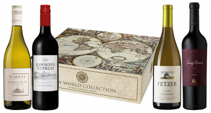 Вино Набор New World Collection из 4-х бутылок, (114050), gift box в подарочной упаковке, 0.75 л, Набор Нью Уолд Коллекшн 4 бут. цена 11710 рублей