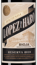 Вино Hacienda Lopez de Haro Reserva, (147105), красное сухое, 2018, 0.75 л, Асьенда Лопес де Аро Ресерва цена 2990 рублей