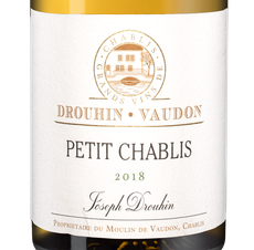 Вино Petit Chablis, (130999), белое сухое, 2018 г., 0.75 л, Пти Шабли цена 4290 рублей
