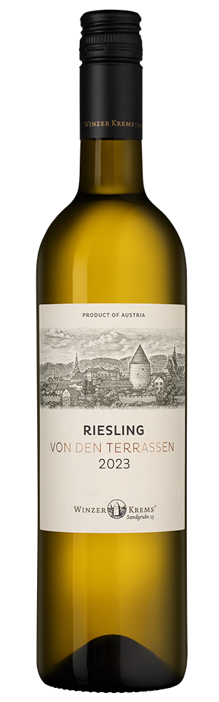 Вино Riesling Von den Terrassen, Winzer Krems, 2023, (150708), Австрия, Нижняя Австрия, белое, полусухое, 0.75 л, Рислинг Фон ден Террассен, цена 3490 рублей