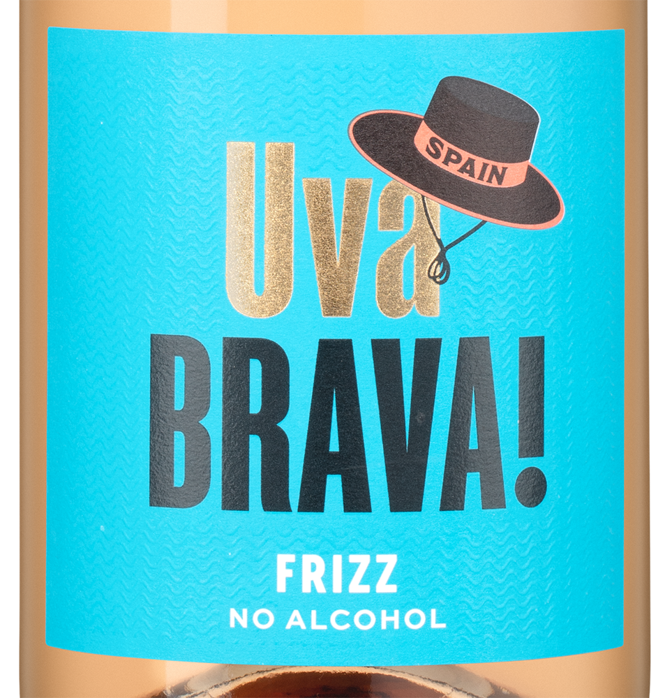 Шипучее вино безалкогольное Uva Brava Frizz Rose, 0,0%, Bodegas Reymos, (147899), Испания, 0.75 л, Ува Брава Фризз Розе Безалкогольное, цена 1190 рублей