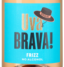 Вино безалкогольное Uva Brava Fizz Rose, 0,0%, (147899), 0.75 л, Ува Брава Фризз Розе Безалкогольное цена 1140 рублей