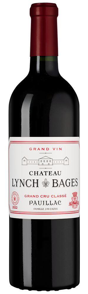 Вино Chateau Lynch-Bages (Pauillac), 2022, (146266), Франция, Бордо, красное, сухое, 0.75 л, Шато Линч-Баж, цена 49990 рублей