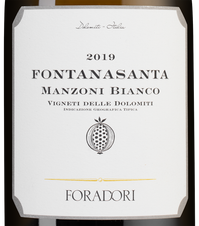 Вино Fontanasanta, (122800), белое сухое, 2019 г., 0.75 л, Фонтанасанта цена 5490 рублей