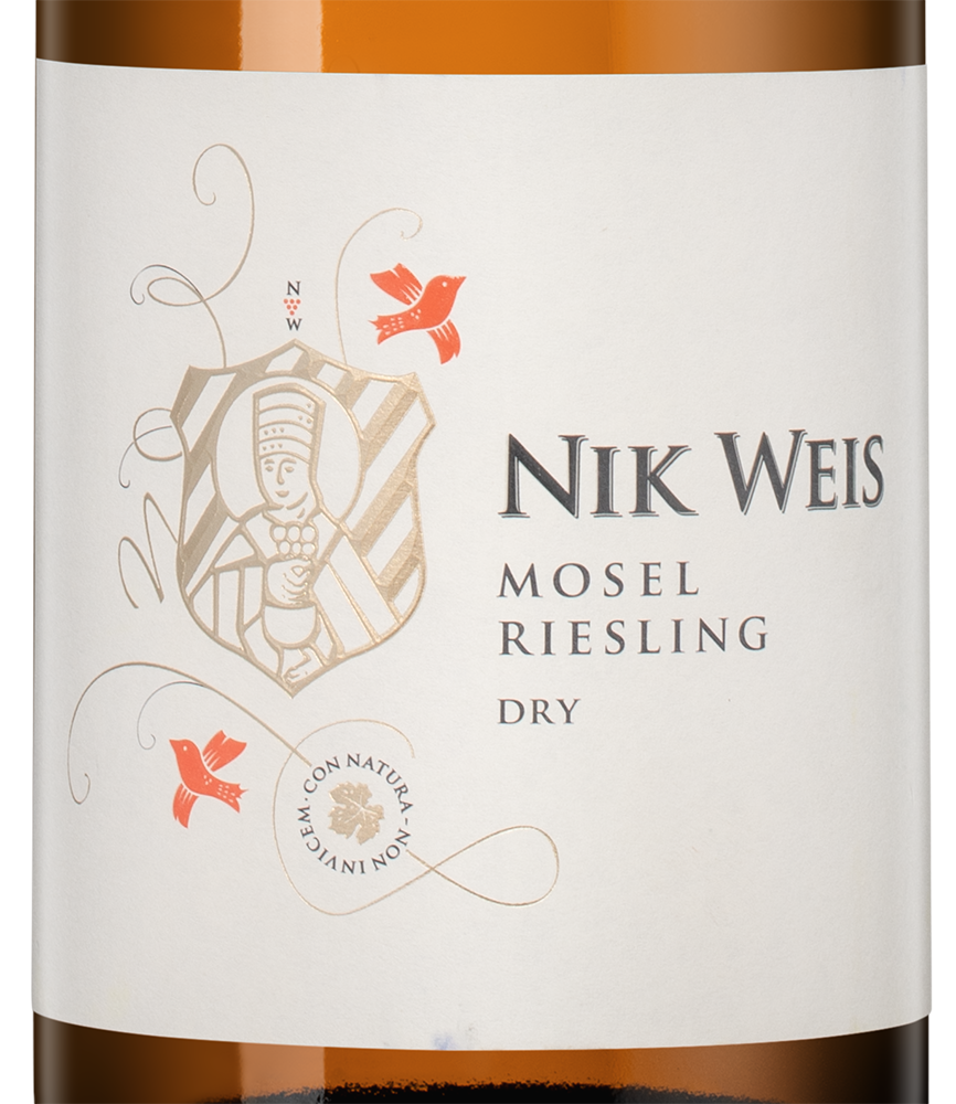 Вино Riesling Mosel Dry, Nik Weis St. Urbans-Hof, 2021, 1.5л, (140098), Германия, Мозель, белое, полусухое, 1.5 л, Рислинг, цена 4893 рублей