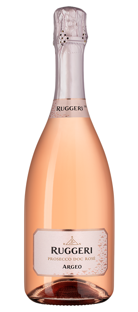 Игристое вино Prosecco Argeo Rose Brut Millesimato, Ruggeri, 2022, (143656), Италия, Венето, розовое, брют, 0.75 л, Просекко Арджео Розе Брют Миллезимато, цена 2990 рублей