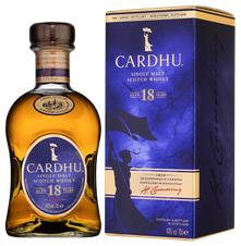Виски Cardhu 18 Years Old, gift box, (125635), gift box в подарочной упаковке, Односолодовый 18 лет, Шотландия, 0.7 л, Карду 18 Лет цена 17150 рублей