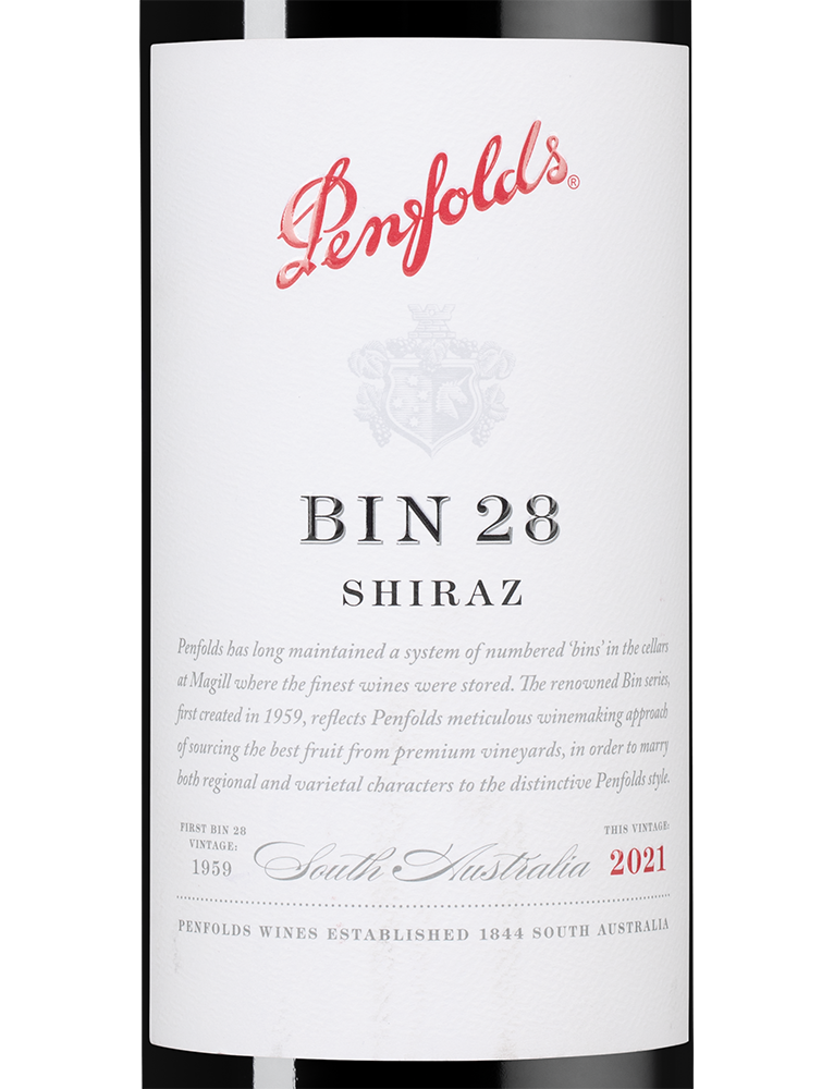 Вино Penfolds Bin 28 Kalimna Shiraz, 2021, (149635), Австралия, Южная Австралия, красное, сухое, 0.75 л, Пенфолс Бин 28 Калимна Шираз, цена 9490 рублей