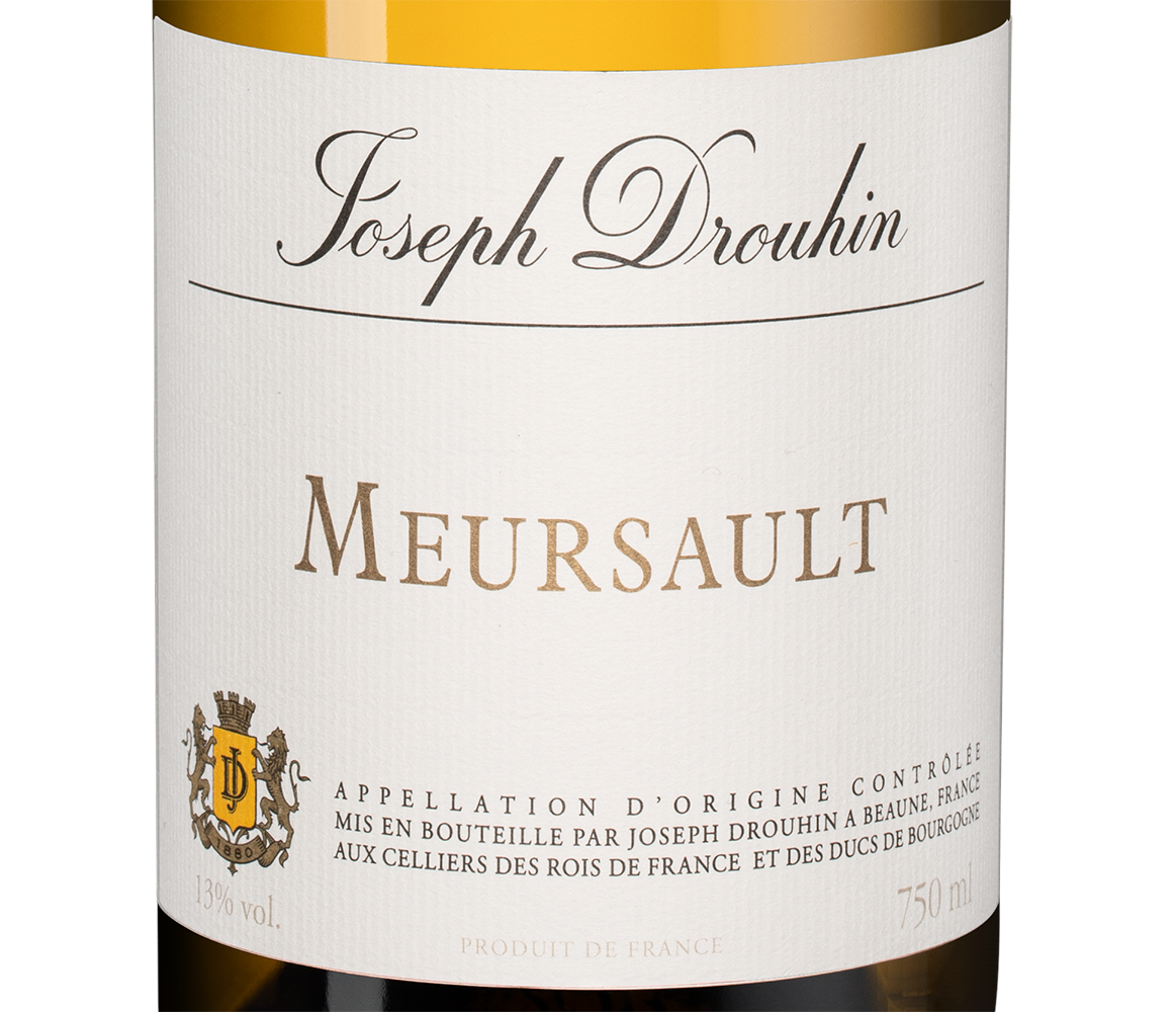 Вино Meursault, Joseph Drouhin, 2019, (132878), Франция, Бургундия, белое, сухое, 0.75 л, Мерсо, цена 27490 рублей