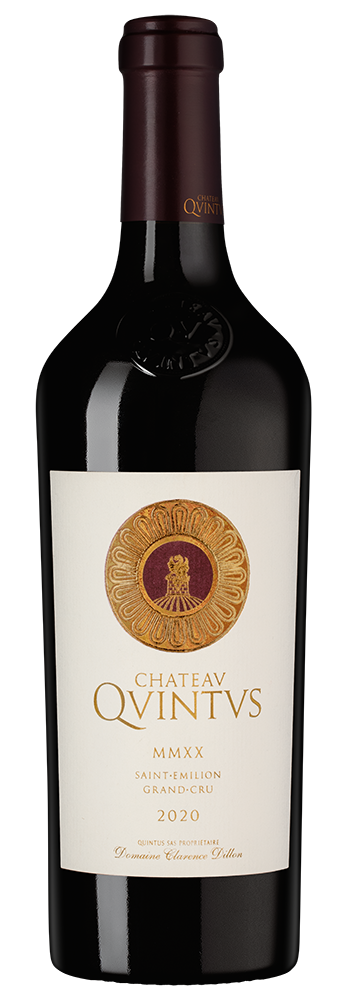 Вино Chateau Quintus (Saint-Emilion Grand Cru), 2020, (133928), Франция, Бордо, красное, сухое, 0.75 л, Шато Кинтюс, цена 42490 рублей