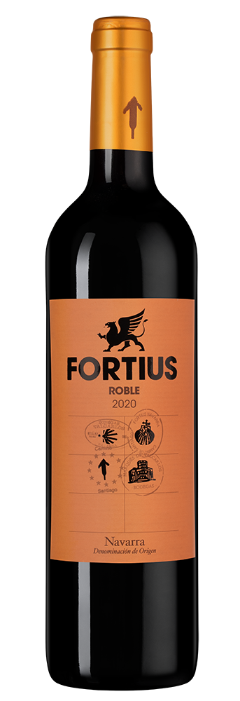 Вино Fortius Roble, 2020, (137205), Испания, Наварра, красное, сухое, 0.75 л, Фортиус Робле, цена 1490 рублей