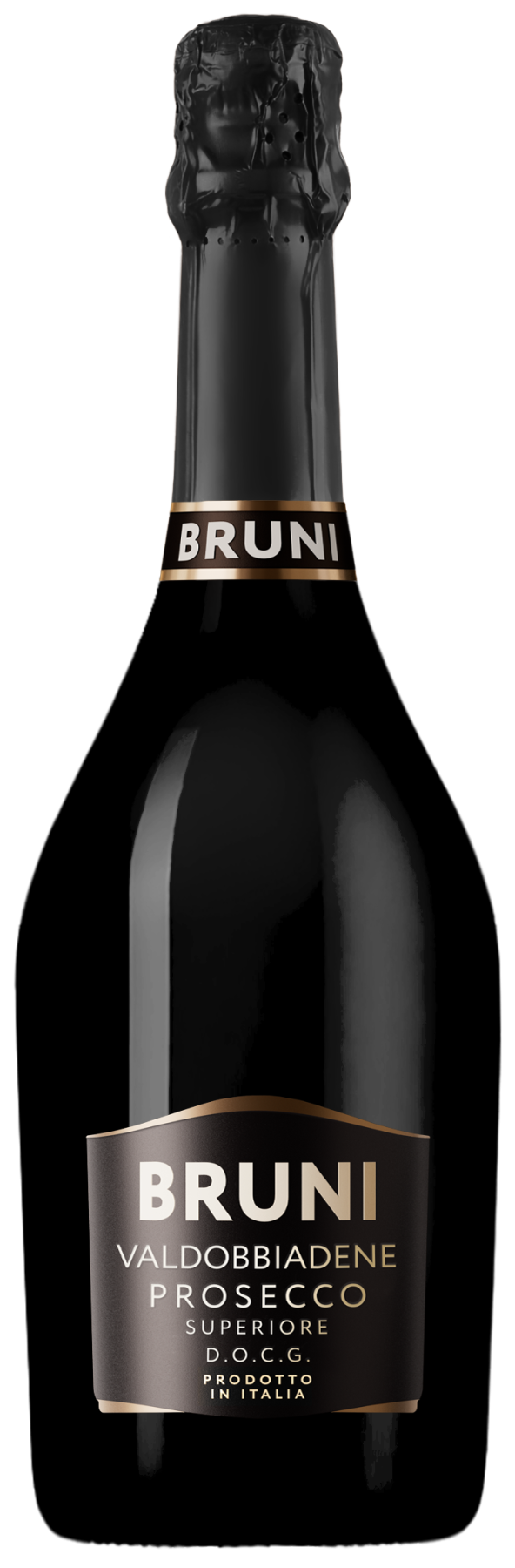 Игристое вино Bruni Prosecco Valdobbiadene, (153956), Италия, Венето, белое, брют, 0.75 л, Просекко Вальдоббьядене Супериоре Брют, цена 2018 рублей