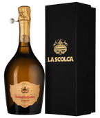 Белое шампанское и игристое вино из Пьемонта Soldati La Scolca Brut Millesimato d'Antan в подарочной упаковке