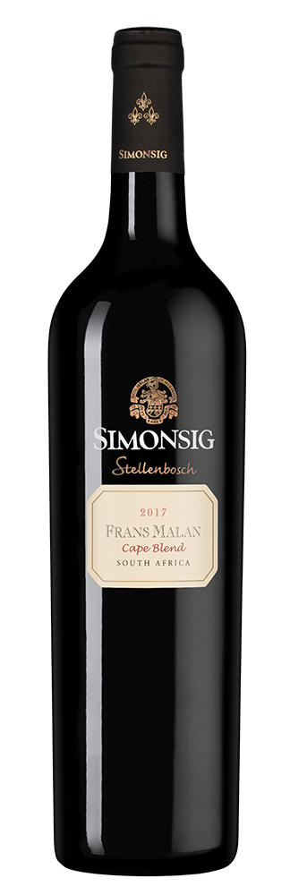 Вино Frans Malan, Simonsig, 2017, (141079), Южная Африка, Стелленбош, красное, сухое, 0.75 л, Франс Малан, цена 6990 рублей