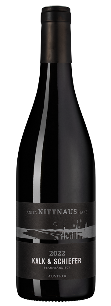 Вино Blaufrankisch Kalk und Schiefer, Anita & Hans Nittnaus, 2022, (148356), Австрия, Бургенланд, красное, сухое, 0.75 л, Блауфренкиш Кальк унд Шифер, цена 5790 рублей