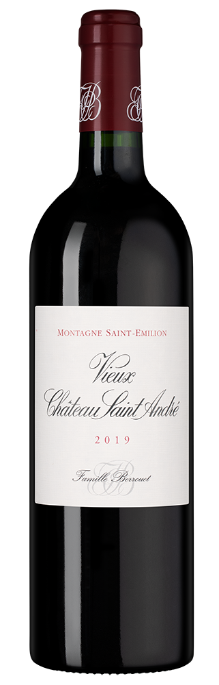 Вино Vieux Chateau Saint-Andre (Montagne Saint-Emilion), 2019, (147439), Франция, Бордо, красное, сухое, 0.75 л, Вье Шато Сент-Андре, цена 6190 рублей