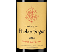 Сухое вино каберне совиньон Chateau Phelan Segur