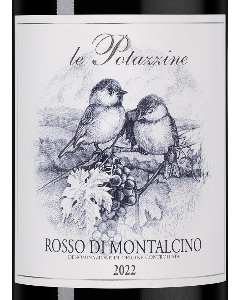 Вино Rosso di Montalcino, Le Potazzine, 2022, (148297), Италия, Тоскана, красное, сухое, 0.75 л, Россо ди Монтальчино, цена 13490 рублей