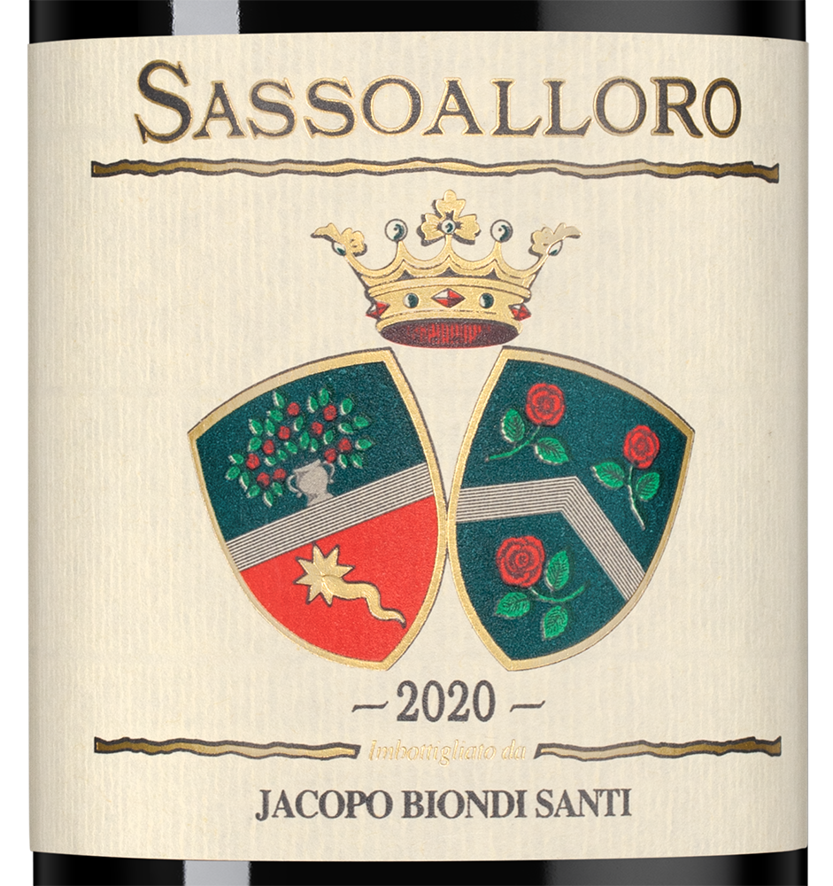Вино Sassoalloro, Castello di Montepo di Jacopo Biondi Santi, 2020, (141854), Италия, Тоскана, красное, сухое, 0.75 л, Сассоаллоро, цена 6990 рублей