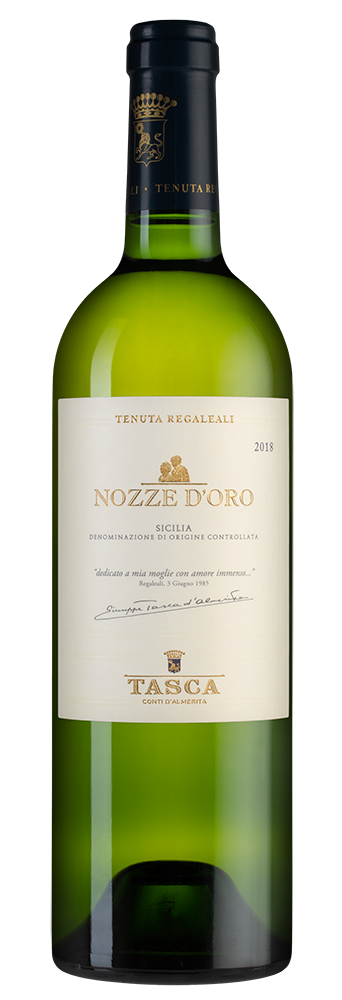 Вино Tenuta Regaleali Nozze d'Oro , Tasca d'Almerita, 2018, (123925), Италия, Сицилия, белое, сухое, 0.75 л, Тенута Регалеали Ноцце д'Оро, цена 6690 рублей