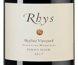 Вино Pinot Noir Skyline Vineyard, (127005), красное сухое, 2017 г., 0.75 л, Пино Нуар Скайлайн Виньярд цена 47490 рублей