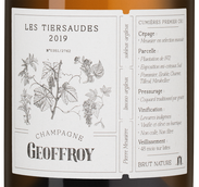 Champagne Geoffroy Les Tiersaudes Brut Nature Premier Cru в подарочной упаковке