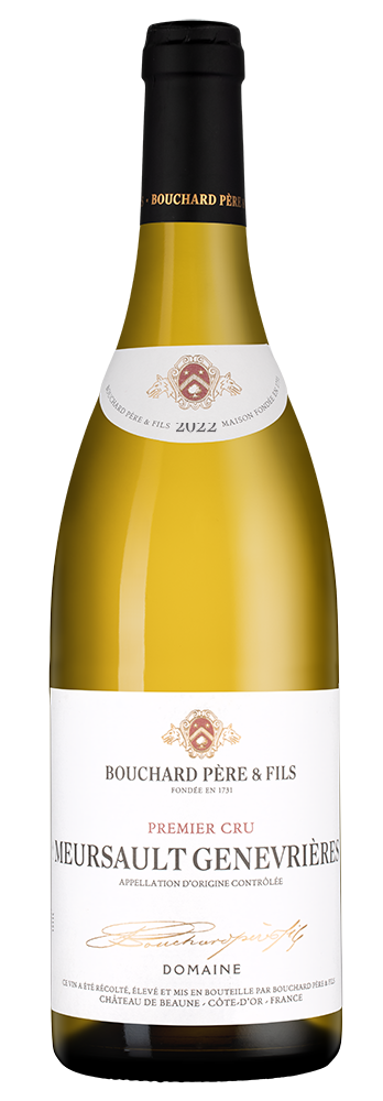 Вино Meursault Premier Cru Genevrieres, Bouchard Pere & Fils, 2022, (154827), Франция, Бургундия, белое, сухое, 0.75 л, Мерсо Премье Крю Женеврьер, цена 52990 рублей