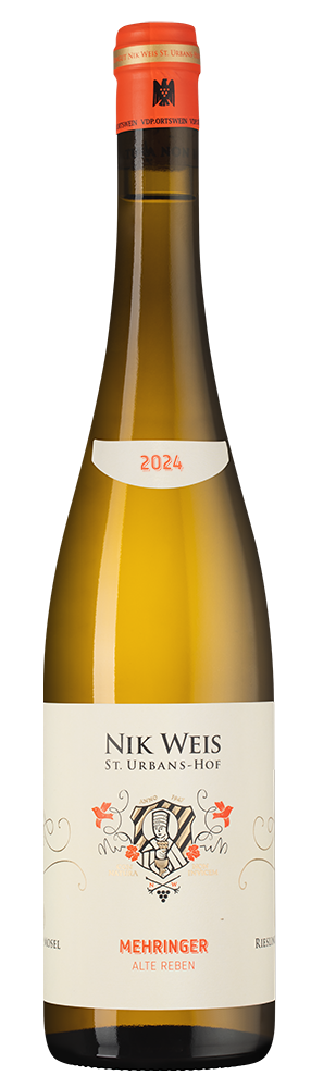 Вино Mehringer Alte Reben, Nik Weis St. Urbans-Hof, 2024, (160653), Германия, Мозель, белое, сухое, 0.75 л, Рислинг Мерингер Альте Ребен, цена 4543 рублей