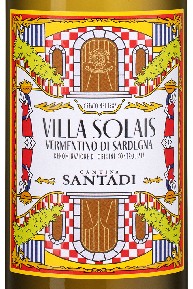 Вино Villa Solais, Santadi, 2025, (160438), Италия, Сардиния, белое, сухое, 0.75 л, Вилла Солаис, цена 2468 рублей