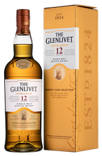 Виски The Glenlivet  Aged 12 Years в подарочной упаковке, (110541), gift box в подарочной упаковке, Односолодовый 12 лет, Шотландия, 0.7 л, Гленливет 12 Лет цена 5970 рублей