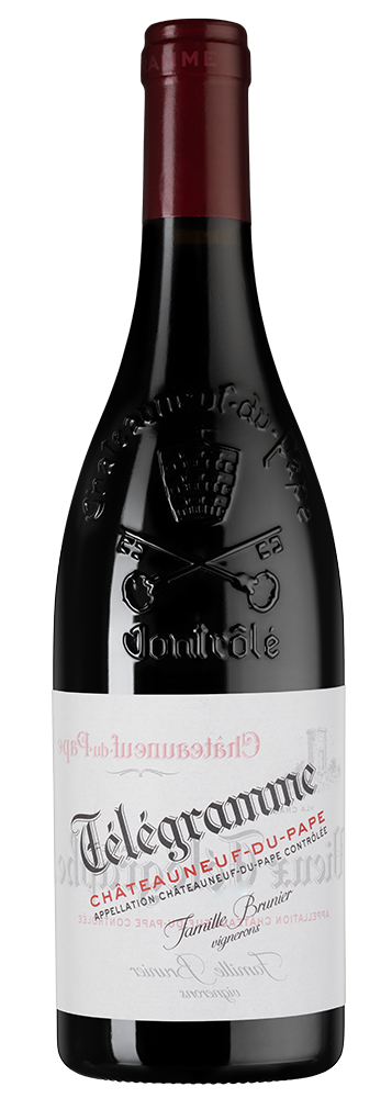 Вино Chateauneuf-du-Pape Telegramme, Vignobles Brunier, 2023, (159892), Франция, Долина Роны, красное, сухое, 0.75 л, Шатонеф-дю-Пап Телеграмм, цена 13990 рублей