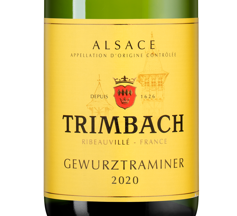 Вино Gewurztraminer, Trimbach, 2020, (150114), Франция, Эльзас, белое, полусухое, 0.75 л, Гевюрцтраминер, цена 6490 рублей