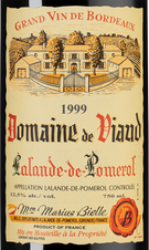 Вино Domaine de Viaud, (114557), красное сухое, 1999 г., 0.75 л, Домен де Вио цена 5590 рублей