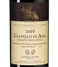 Вино Chianti Classico Gran Selezione Vigneto Bellavista, (119776), красное сухое, 2016 г., 0.75 л, Кьянти Классико Гран Селеционе Виньето Беллависта цена 67490 рублей